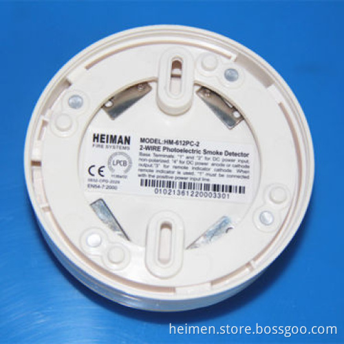 LPCB EN 54-7 Approved 2-wired Network Photoelectric Fire Alarm Smoke Detector with Design Patent